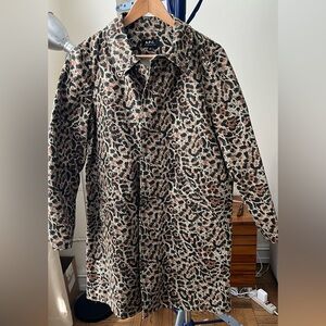 APC // Leopard Print Trench // FR 40